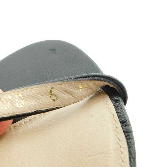 STUART WEITZMAN Black Leather Strap Pump Ankle Sandal Heel Sandals 6 - Picture 8 of 8